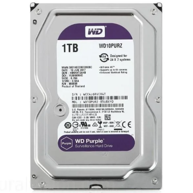 1тб Жесткий диск (реф) Purple WD10PURZ